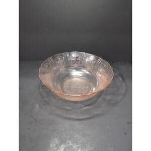 Macbeth-Evans Pink Fruit Bowl, American Sweetheart Design, Depression Glass Bowl